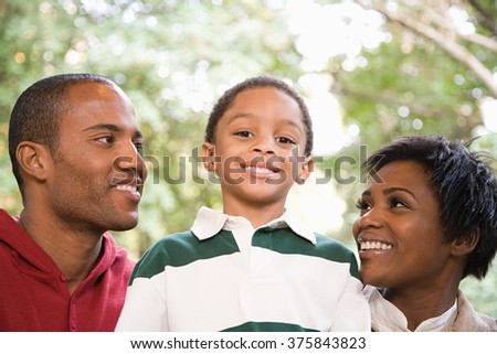 Parents and son Royalty-Free Stock Photo #375843823