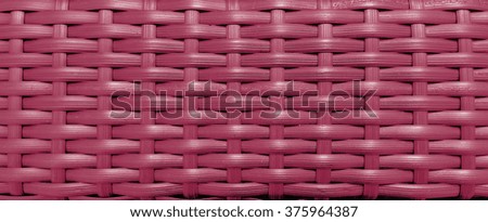 Bamboo weave pattern texture and background. pink color