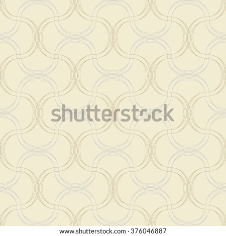 Vector seamless pattern. Abstract background made of wavy lines