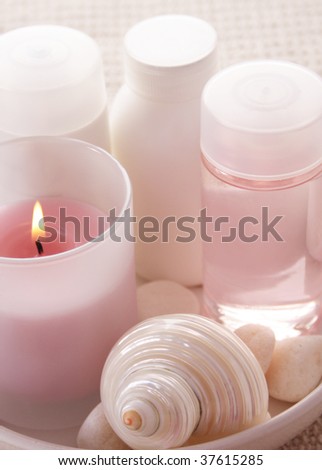 body care products. SPA still life
