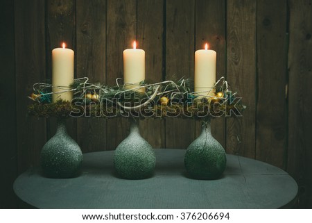 Designer candles decor