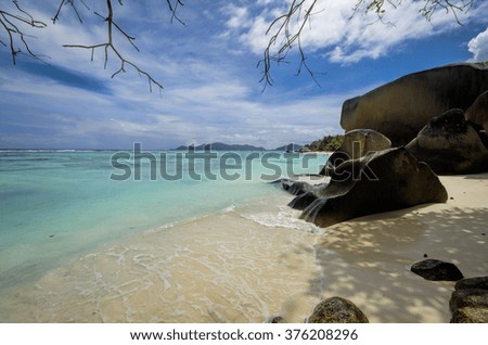 Anse Source d'Argent beach, La Digue island, Seyshelles