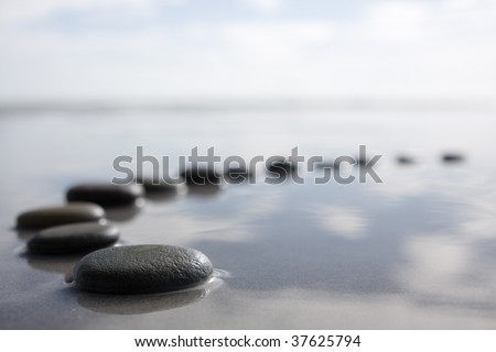 Stepping stones Royalty-Free Stock Photo #37625794