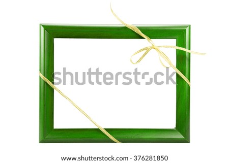 Photo Frame with ribbon