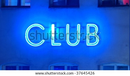 neon sign club