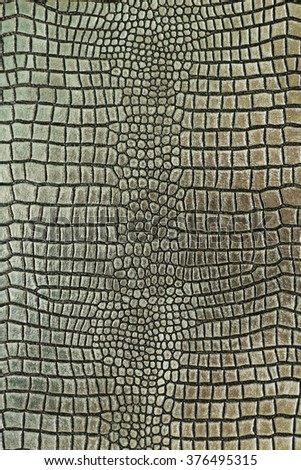 Metallic crocodile skin shape texture background