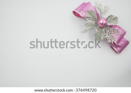  Blank for Text with pink bow