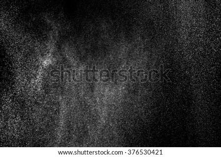 abstract splashes of water on  black background.