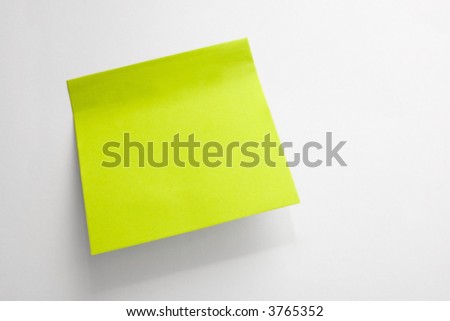 blank lettuce green sticker on a wall