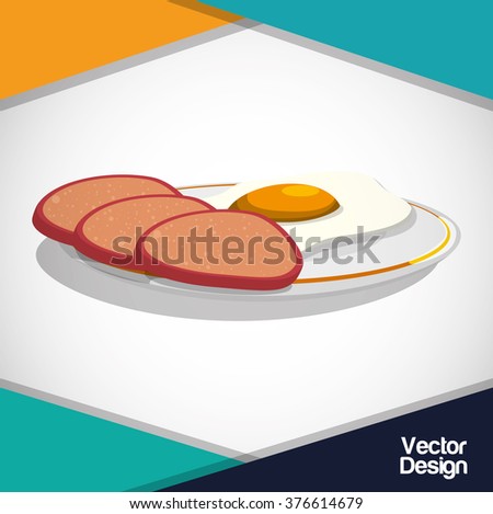 Breakfast icon design 