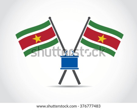 Suriname Emblem Podium