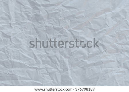 Crumpled white paper textured