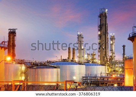 Oil Industry - refinery factory