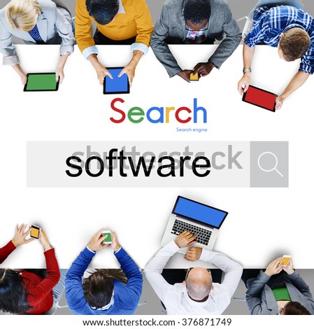Software System Technology Programs Computer Concept