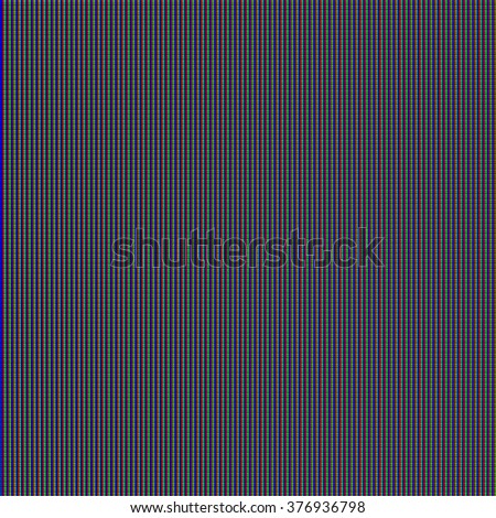 Macro shot of LCD TV matrix. Square format.