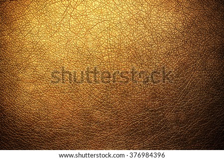 Gold leather texture background surface
