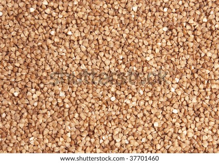 Buckwheat groats background