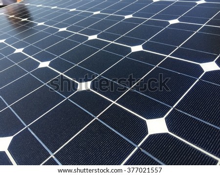 Solar Cell Royalty-Free Stock Photo #377021557