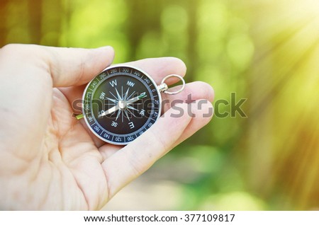 Compass in the hand