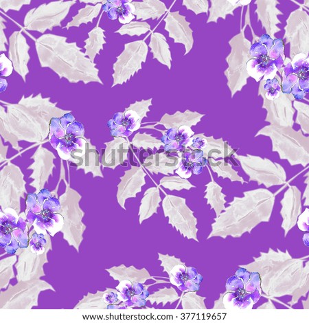 Colorful Flowers seamless pattern