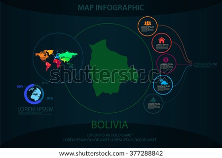  Bolivia map infographic