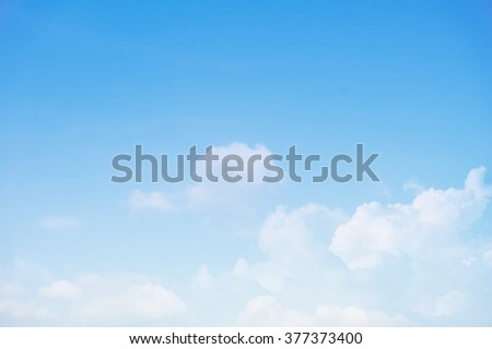 clouds in the blue sky Royalty-Free Stock Photo #377373400