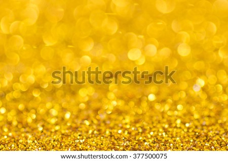 Gold Glitter christmas abstract background.