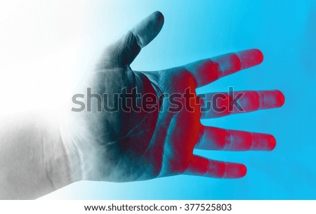 human hand.