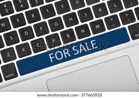 The computer keyboard button written word for sale .