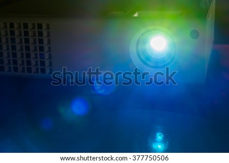 Projectors working in the dark