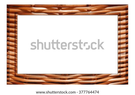 Isolated,picture frame,white background