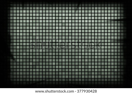 Abstract geometric quadrangle in a square gray background, illustration