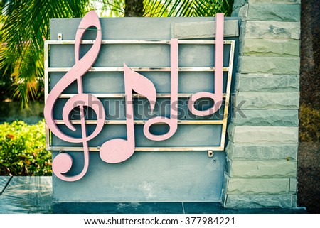 Musical notes 