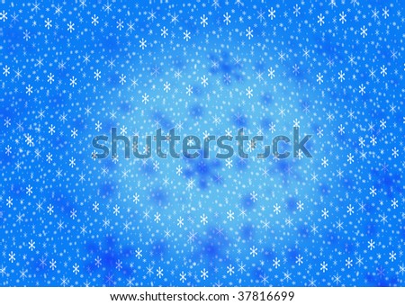  Christmas seamless background with snowflake