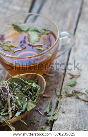 Herbal tea/toned photo
