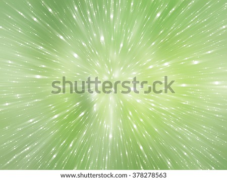 abstract green background. explosion star