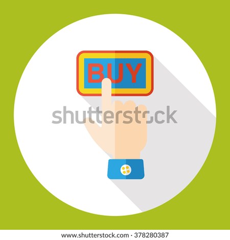 buy button flat icon