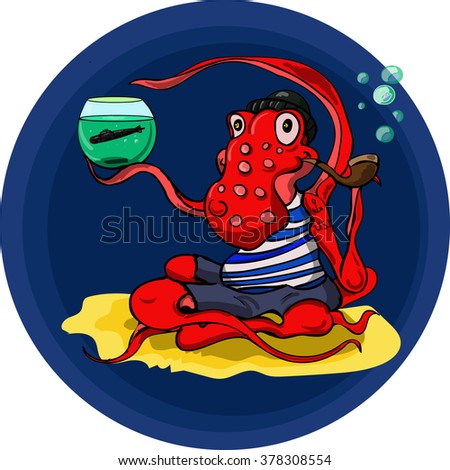 Octopus old submarine keeper