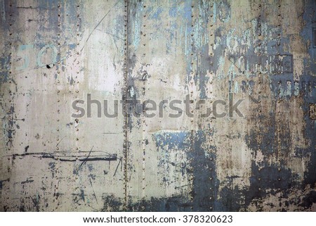 Old metal colorful background.