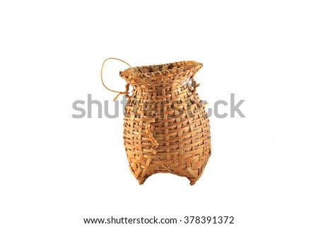 Creel is a bamboo container for caught fish