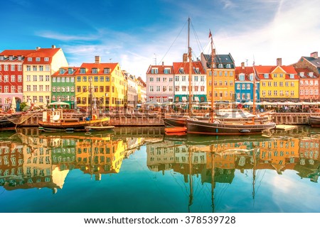 Nyhavn, Kopenhagen  Royalty-Free Stock Photo #378539728