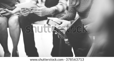Convention Listening Meeting Presentation Support Concept Royalty-Free Stock Photo #378563713