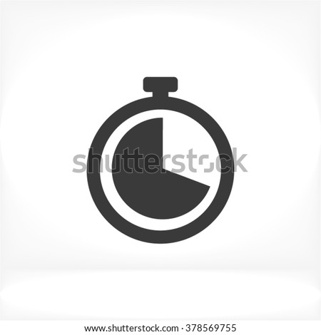 Clock vector icon Royalty-Free Stock Photo #378569755