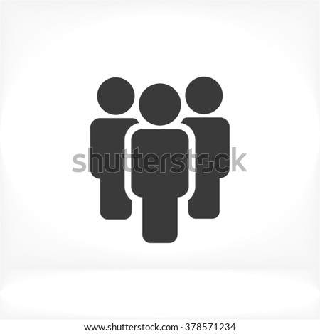 People vector icon Royalty-Free Stock Photo #378571234
