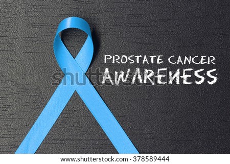 Light blue ribbon. prostate cancer awareness. healthcare and medicine concept.