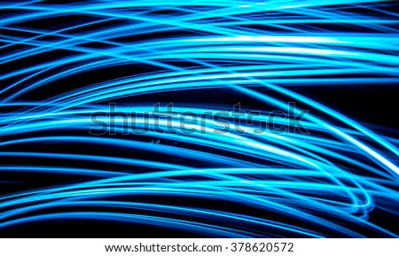 Baby Blue or Turquoise Horizontal zig zag Neon Background Black Background Long Exposure LED Lighting Texture Artistic Abstract Colorful Artful timelapse photography 