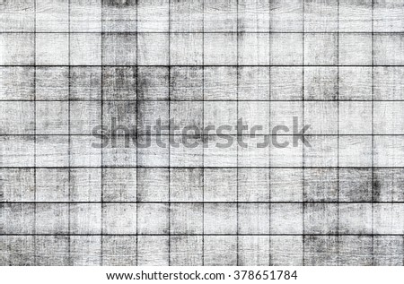 Old wood texture with square patterns