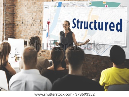 Structured Building Construction Design Plan Concept