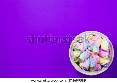 Marshmallow Purple background