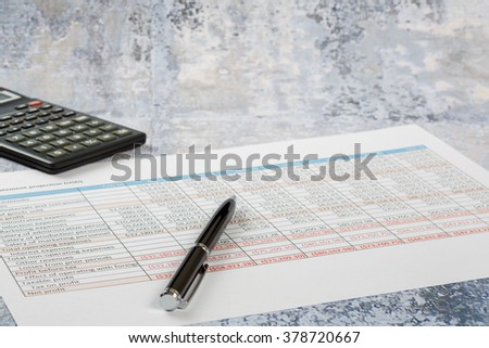 Finance and accounting business, start up, consulting, business plan, concrete table.